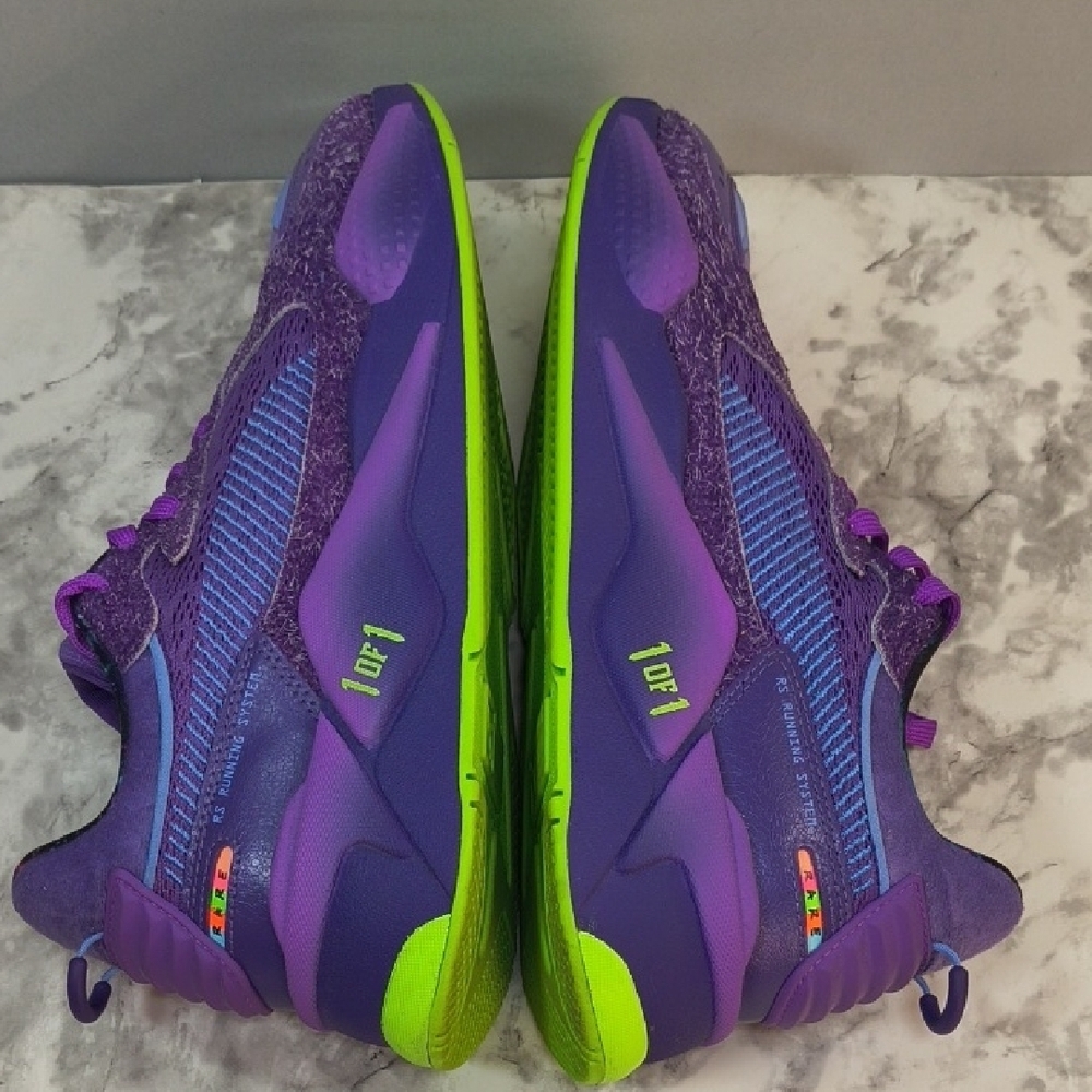 Puma Men's RS-X Galaxy Melo Purple/Green Sneakers , Size 9.5 , With Box - Picture 6 of 11